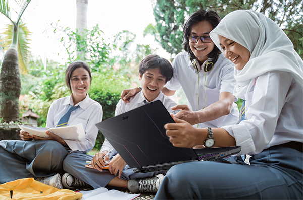 Ilustrasi pendidikan digital di Indonesia