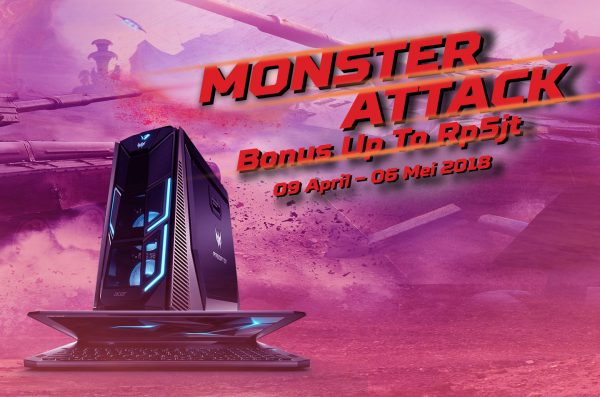 Miliki Predator Gaming Series dan Berbagai Bonusnya di Promo Monster Attack