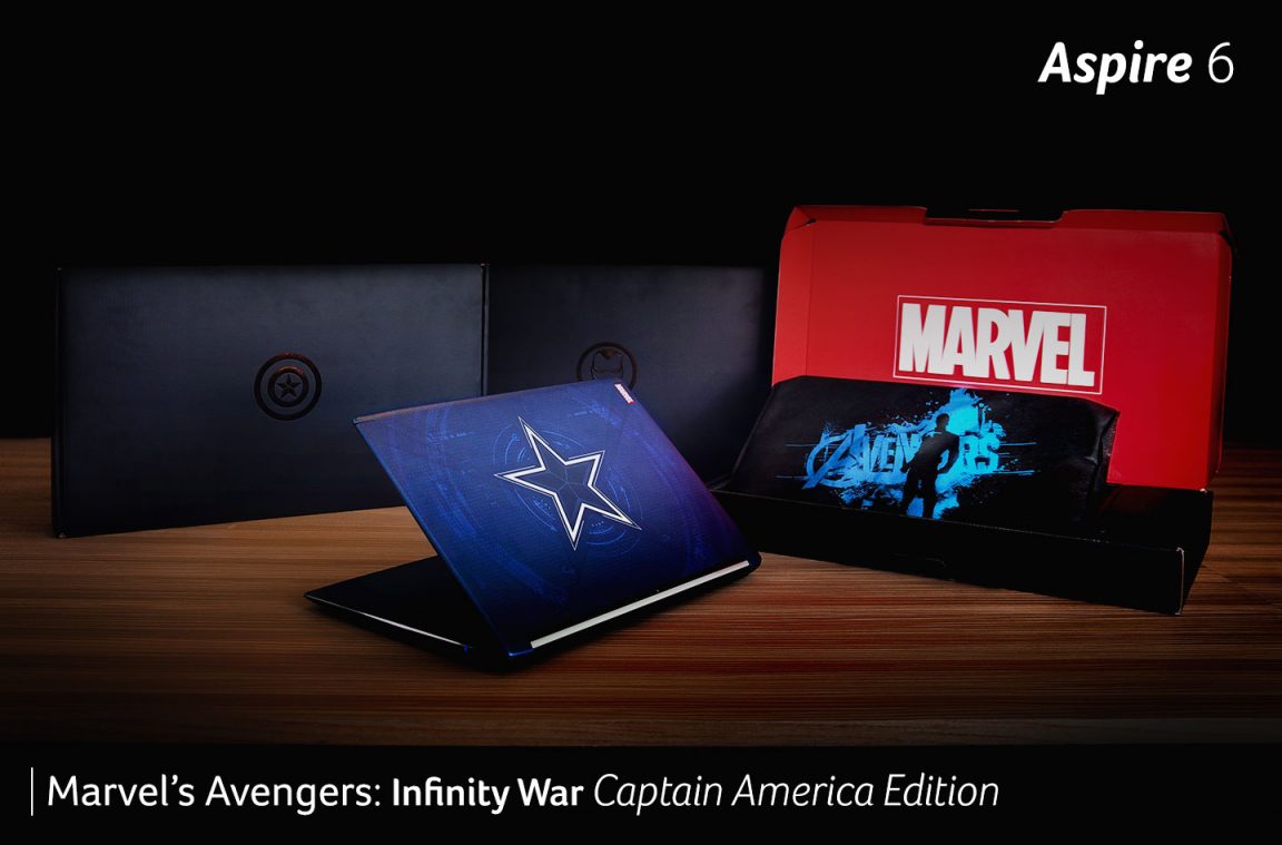 Laptop Acer Aspire 6 - Avengers: Infinity War Captain America