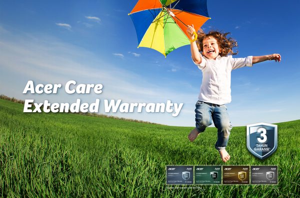 Nikmati Garansi Acer Selama 3 Tahun di Acer Care Extended Warranty!