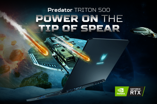 Predator Triton 500, Laptop Tipis dan Ringan untuk Gaming Kelas Hardcore