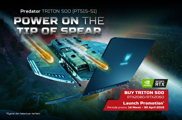 Promo Predator Triton 500 Dapat Hadiah Menarik: Kursi Gaming, Headset Gaming Predator Galea sampai 3 Game Gratis!