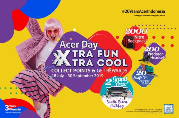 Trik Jitu Kumpulkan Poin Acer Day 2019 di Acer Day Spin, Share & Win!
