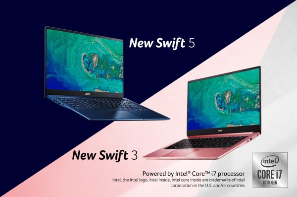 Acer Swift 5 dan Swift 3, Berbalut Tipis dan Stylish Dengan Performa Intel Gen 10