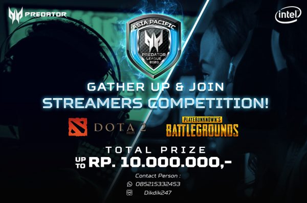 Ikuti Predator League 2020 Community Streamer Competition Berhadiah Hingga Rp10 Juta!