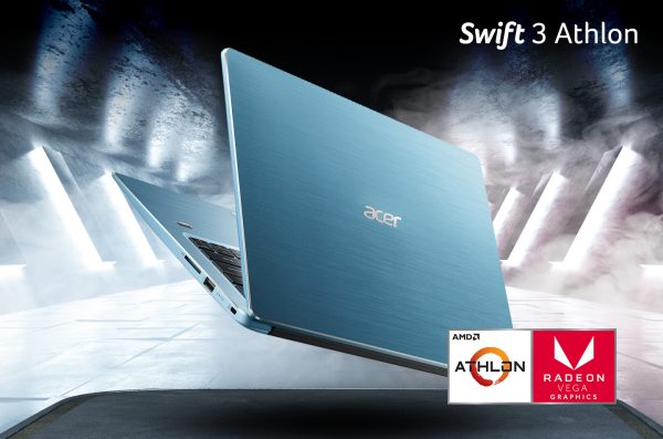 Swift 3 AMD Athlon Series, Laptop Stylish dengan Performa Grafis Terbaik