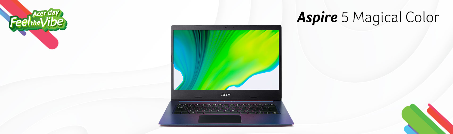 Aspire 5 (A514-53) Magical Color, Laptop Tipis dengan Koneksi Tiga Kali Lebih Cepat