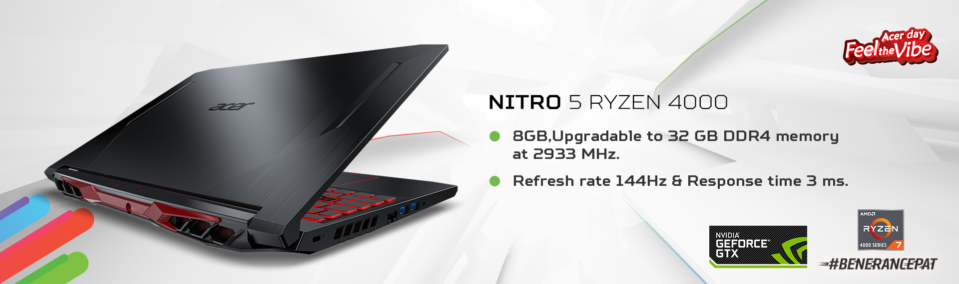 Nitro 5 Ryzen 4000 (AN515-44), Laptop Gaming dengan Prosesor AMD Ryzen 4000 Series