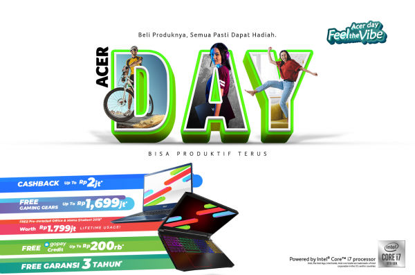 Acer Day 2020, Bisa Produktif Terus Semua Pasti Dapat Hadiah!