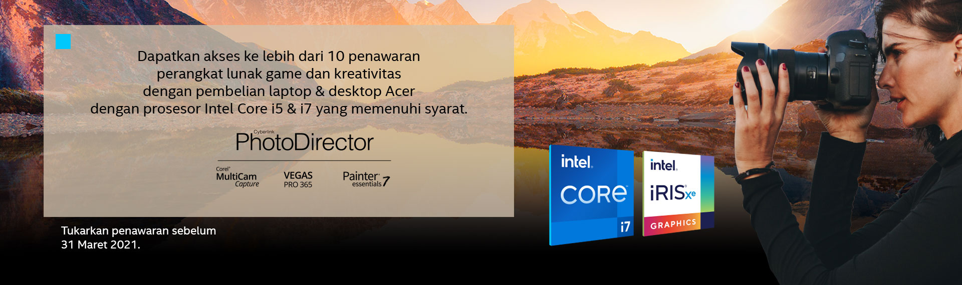Beli Laptop dan Desktop Acer dengan Prosesor Intel, Dapat Software Bundle Senilai Rp6 Juta!