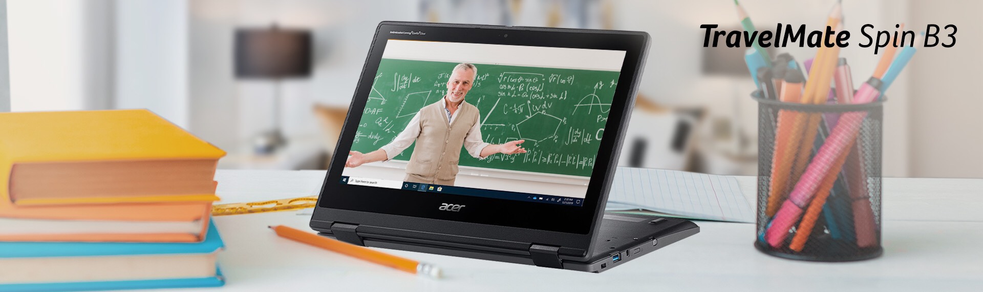 Acer TravelMate Spin B3, Laptop Convertibel yang  Tahan Guncangan untuk Pelajar