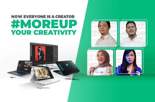 Asah Kreativitas Kamu di Workshop Online “#MoreUp, Semua Orang Bisa Jadi Konten Kreator”!