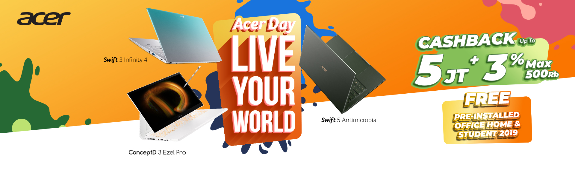 Promo Laptop & Perangkat Acer di Acer Day 2021! Cek di Sini!