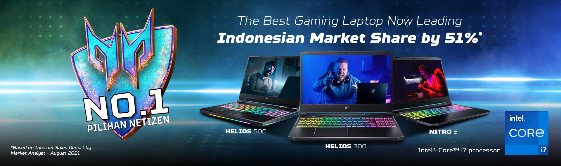 Predator Raih Predikat Merek Nomor Satu Laptop Gaming Pilihan Netizen Indonesia