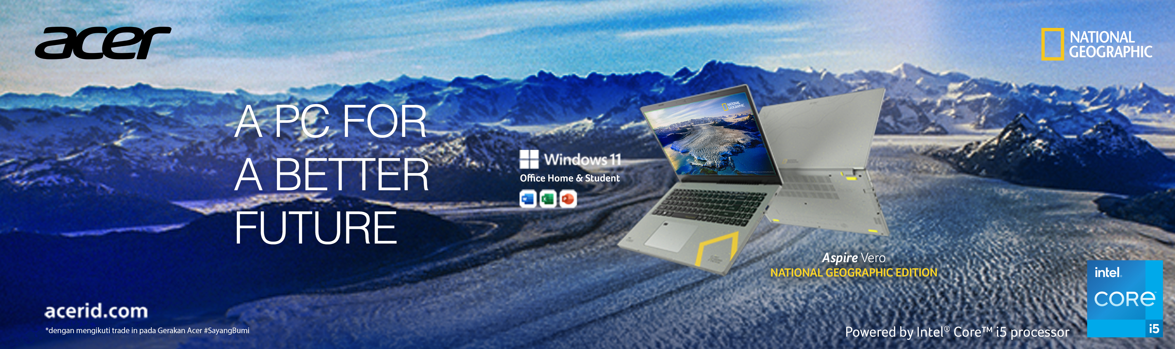 Acer dan National Geographic Hadirkan Kolaborasi Laptop Eco Friendly Untuk Bumi Yang Lebih Baik