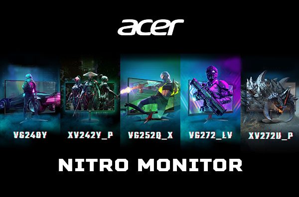 5 Monitor Gaming Terbaik dari Acer untuk Gamer hingga Streamer