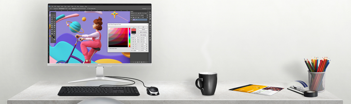 Mengapa Desainer Grafis Direkomendasikan Pakai Desktop All-in-One?